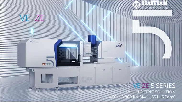 Haitian Zhafir VE and ZE 5 all-electric injection molding machine